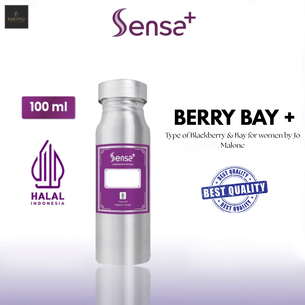 Parfum Bibit Murni Non Alkohol Sensa+ 100gram Kemasan Segel Berry Bey Blackberry & Bay J0 Mal0ne