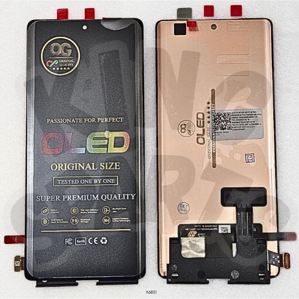 LCD TOUCHSCREEN INFINIX HOT 50 PRO PLUS X6880 / ZERO 40 4G X6860 / ZERO 40 5G X6861 / NOTE 40 PRO 4G