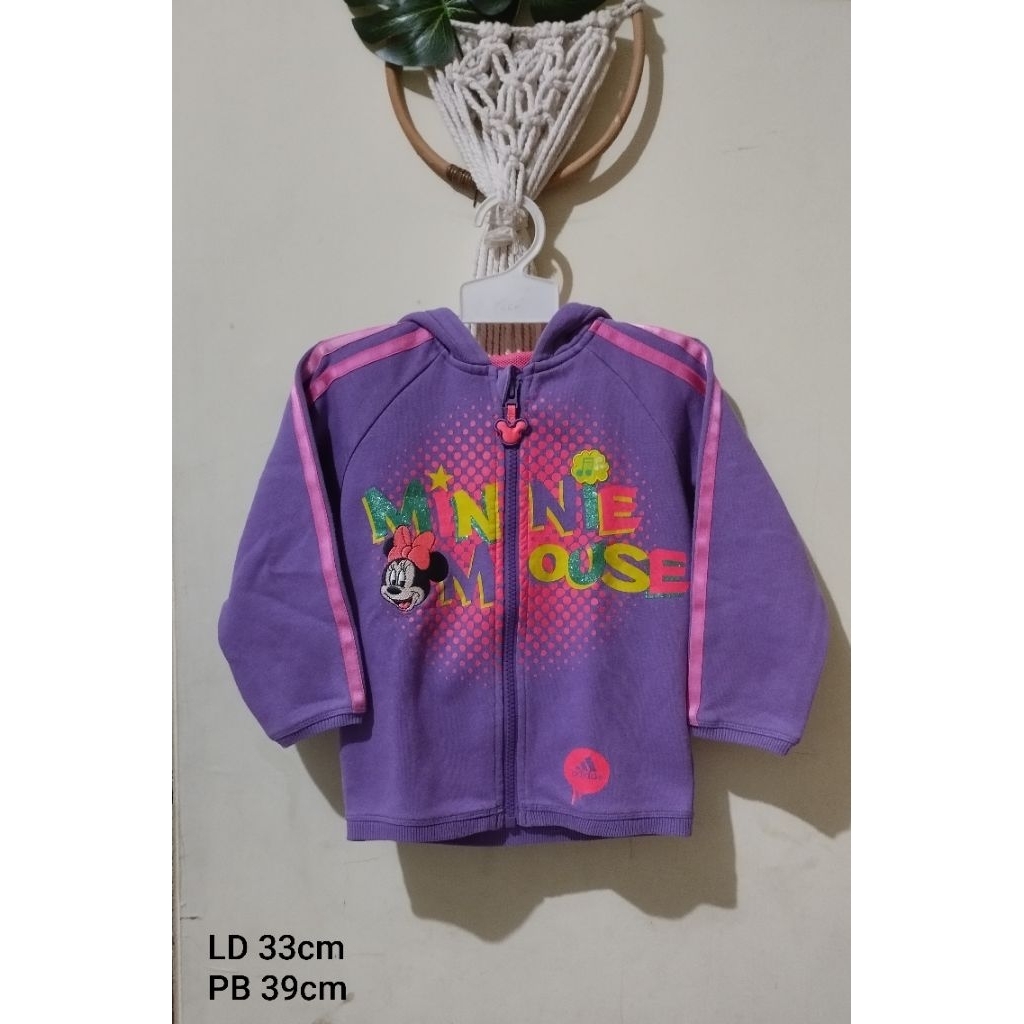 p'lov jacket anak minie mouse a d i d a s