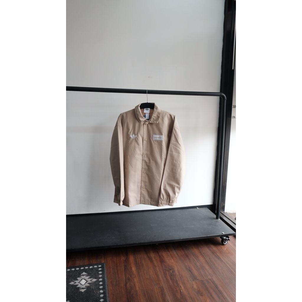 Adidas x Oasis Coach Jacket Khaki