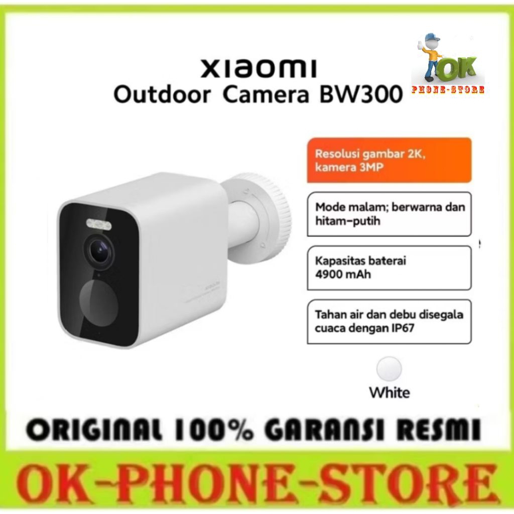 Xiaomi Outdoor Camera Bw300 CCTV Garansi Resmi Xiaomi