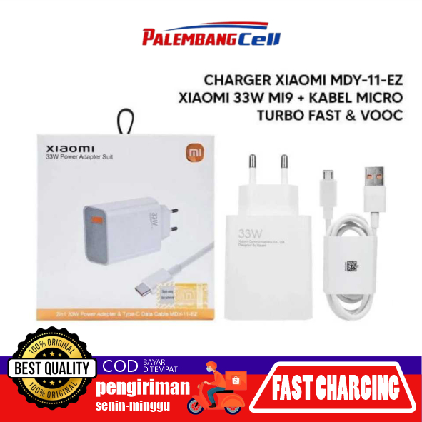 TRAVEL CHARGER CASAN 33W FAST CHARGING 33 WATT MICRO