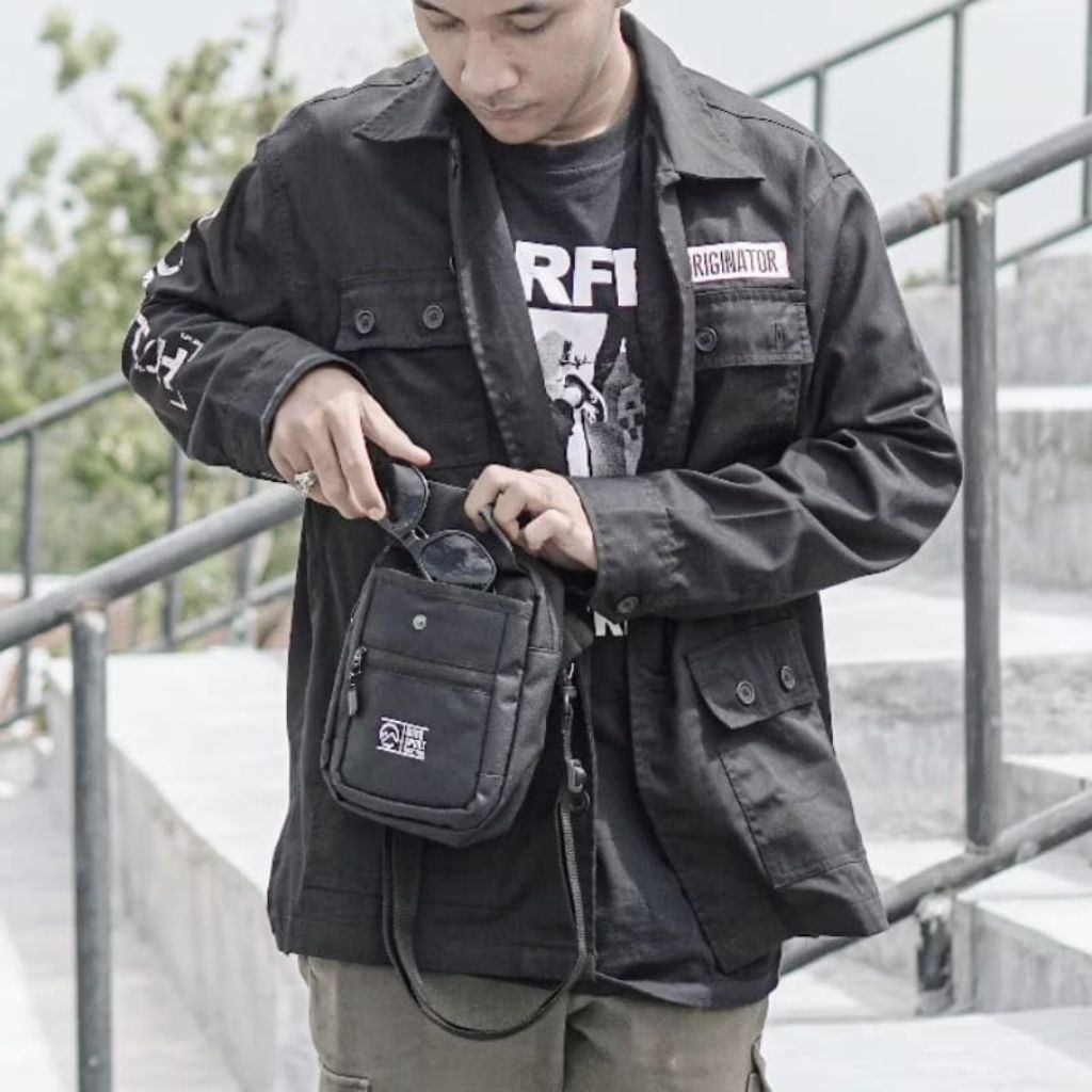 Sling Bag Minibag Pria Casual MMO Sport