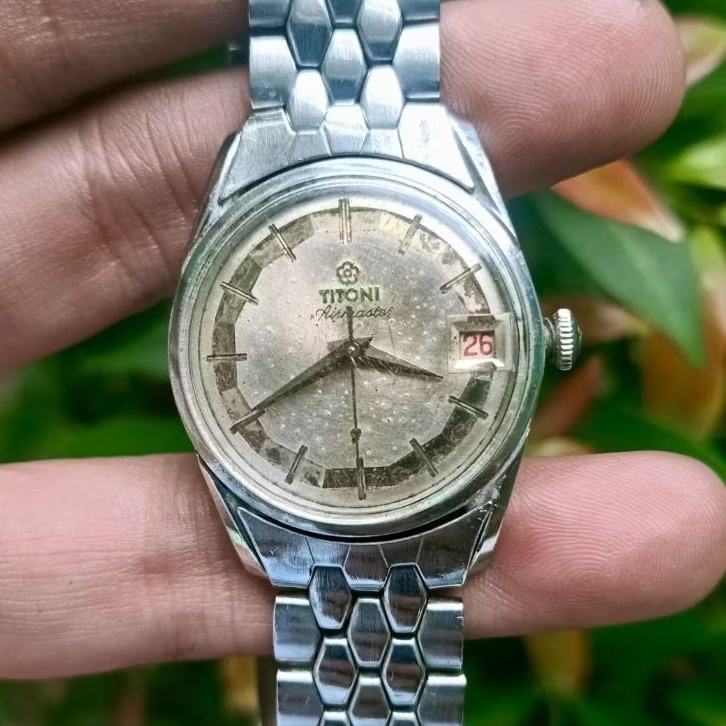 Jam Tangan Original Titoni Airmaster Vintage Manual Winding