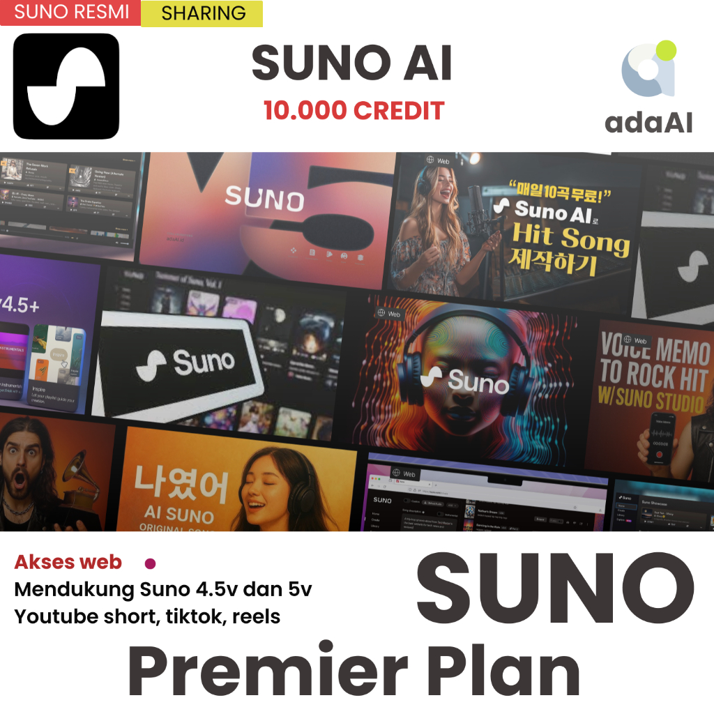 AI Music Suno Sharing Murah