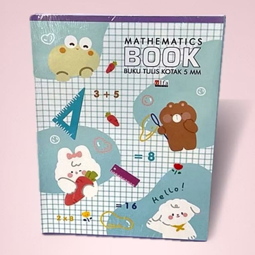 1 PACK 5 BUKU TULIS PETAK MATEMATIKA ISI 100 LEMBAR