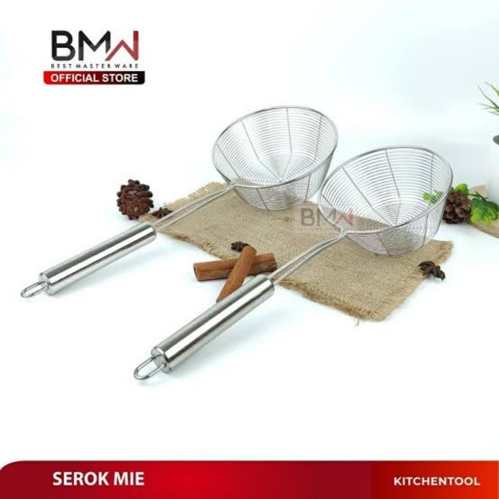 Serok Stenlis Stell Serok Mie Serok Gorengan Ayam Serok Cekung Saringan Anti Karat