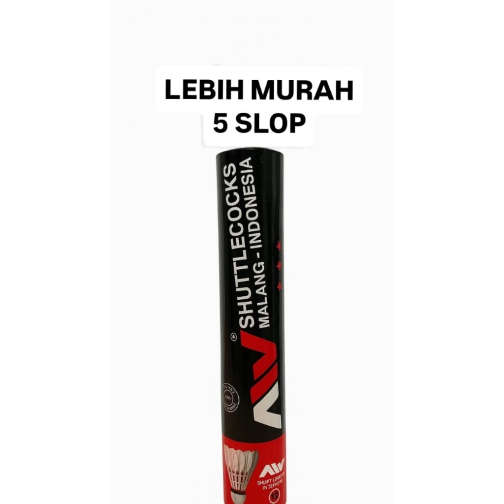 SHUTTLECOCK AW HITAM / BOLA BADMINTON AW / SHUTTLECOCK BADMINTON AW /  SHUTTLECOCK BULUTANGKIS AW / 