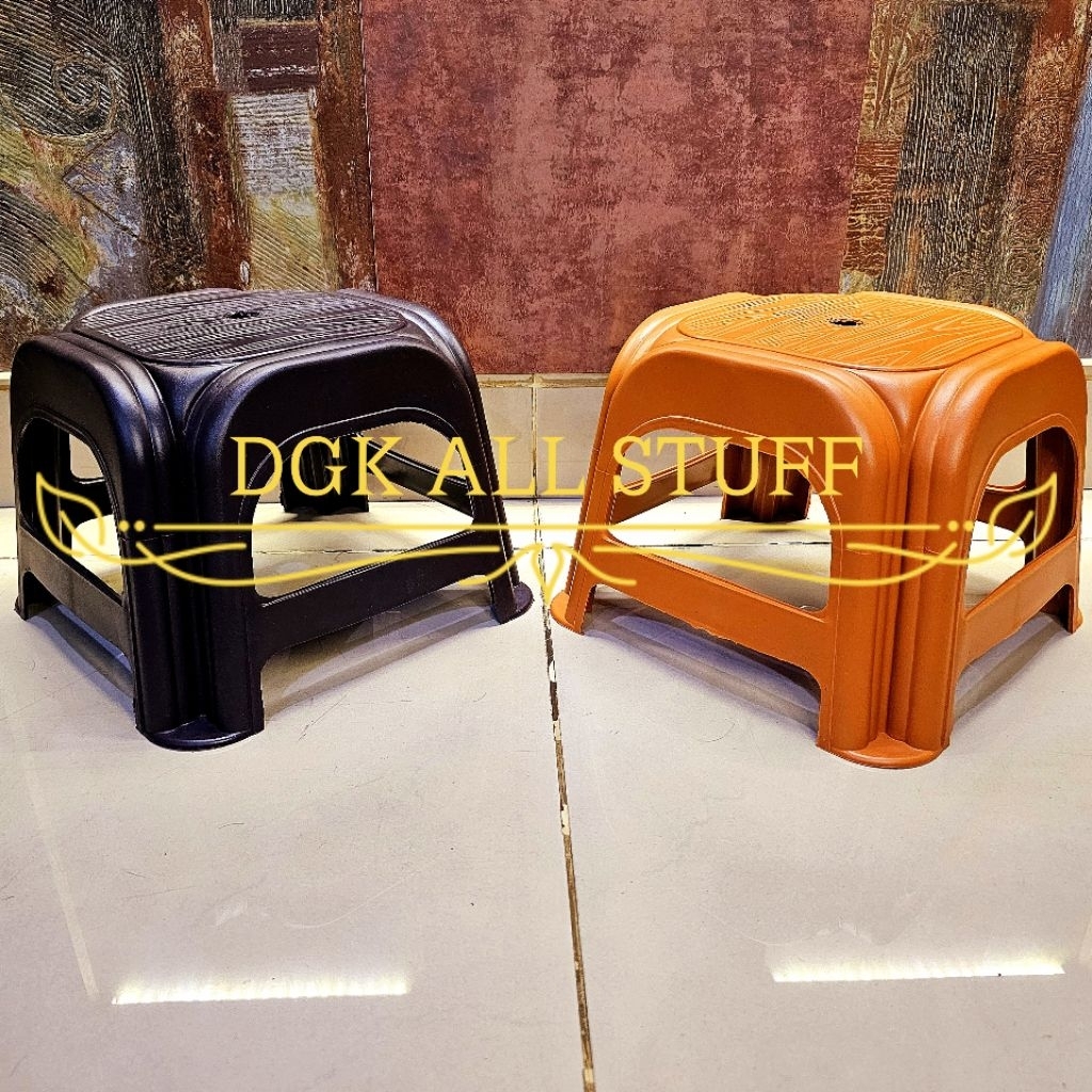 Bangku Kursi Jongkok Jengkok Denglek Dingklik Dapur Pendek Kecil Mini Injak Pijak Pijakan Cuci Nyuci