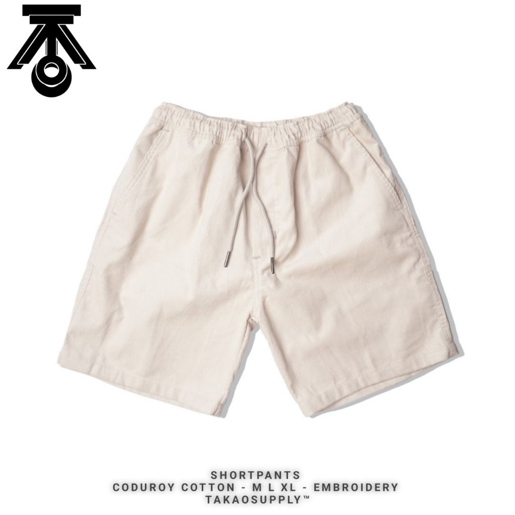 Celana pendek corduroy pria Original Takao Celana Casual pendek short pants corduroy