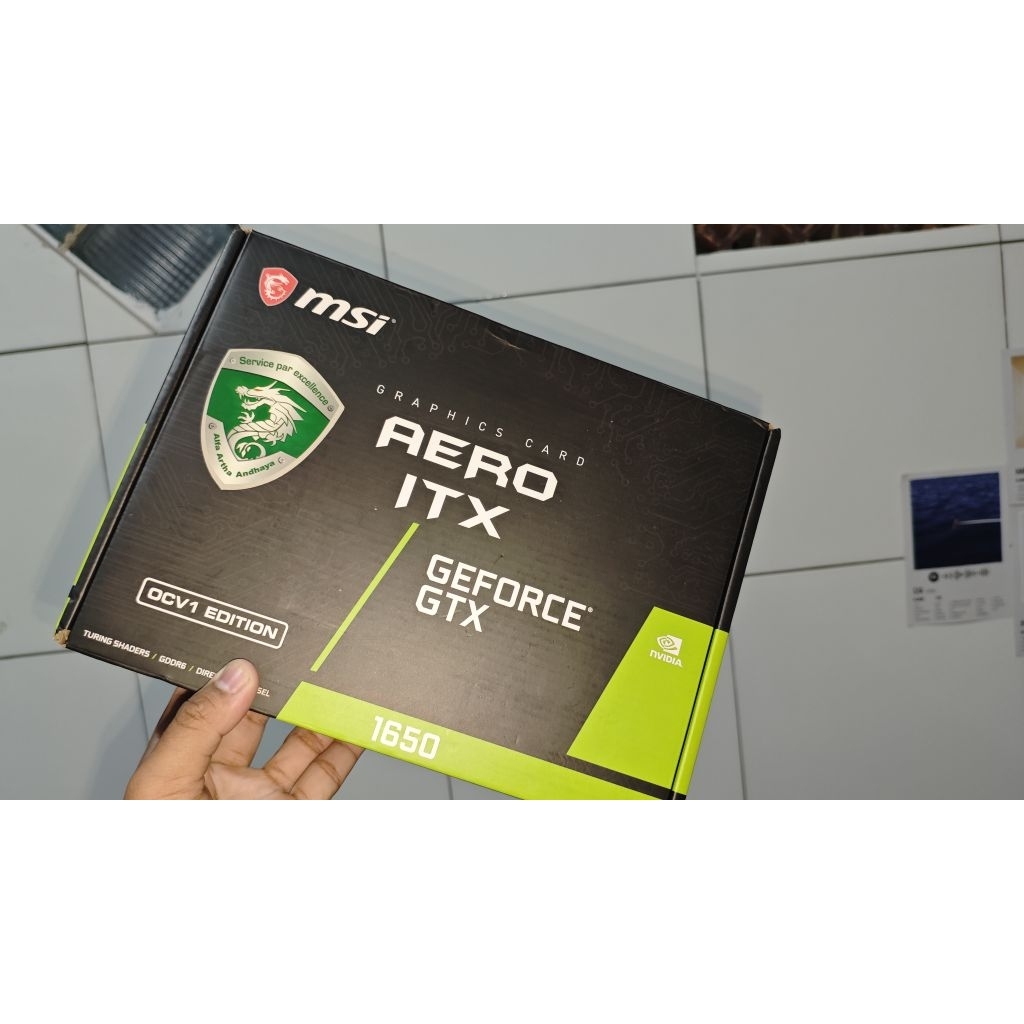 GTX 1650 GDDR6 merk MSI AERO ITX