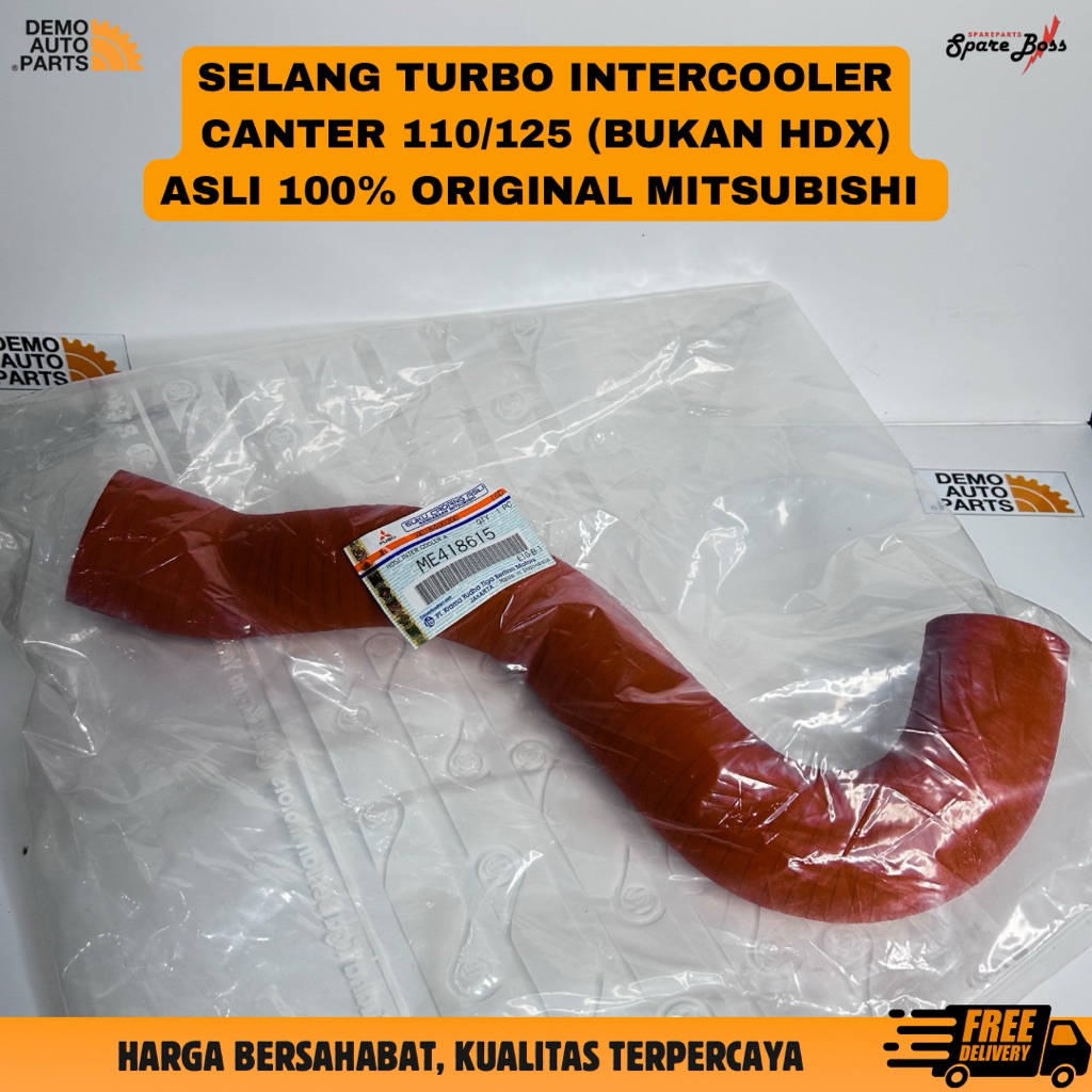 SELANG TURBO CANTER ORIGINAL ME418615 SLANG TURBO MERAH CANTER 125 110 ORI