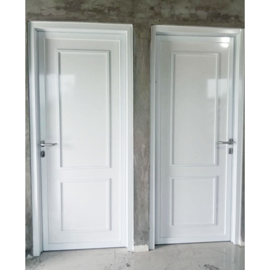 pintu aluminium ACP +kusen DACON 3in 200x80 bisa costum ukuran sesuai kebutuan free packing bubble w