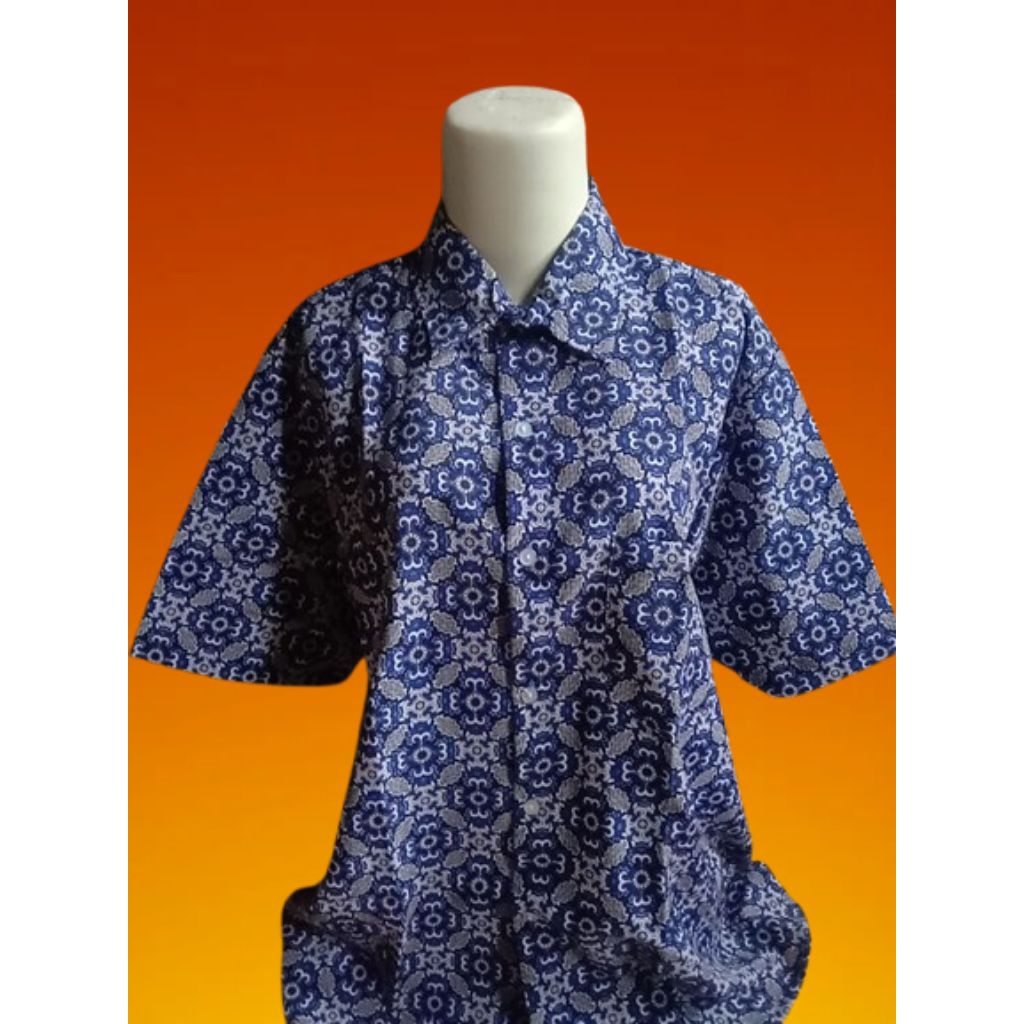 seragam batik/seragam sekolah/Batik SD/Batik Sekolah smp/Seragam Batik Sekolah Nusa biru/seragam sek