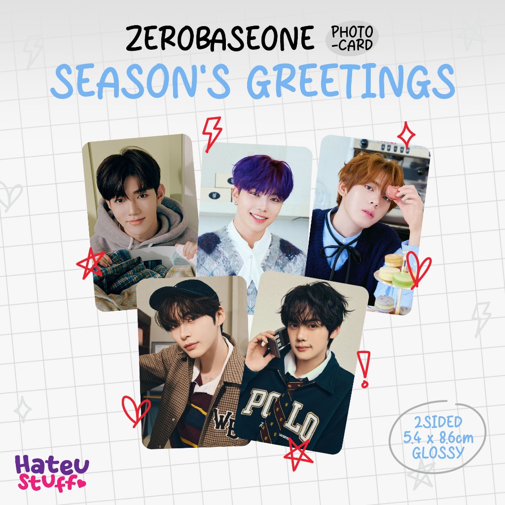 ZEROBASEONE Unofficial Photocard Season's Greetings 2026 2025 2024