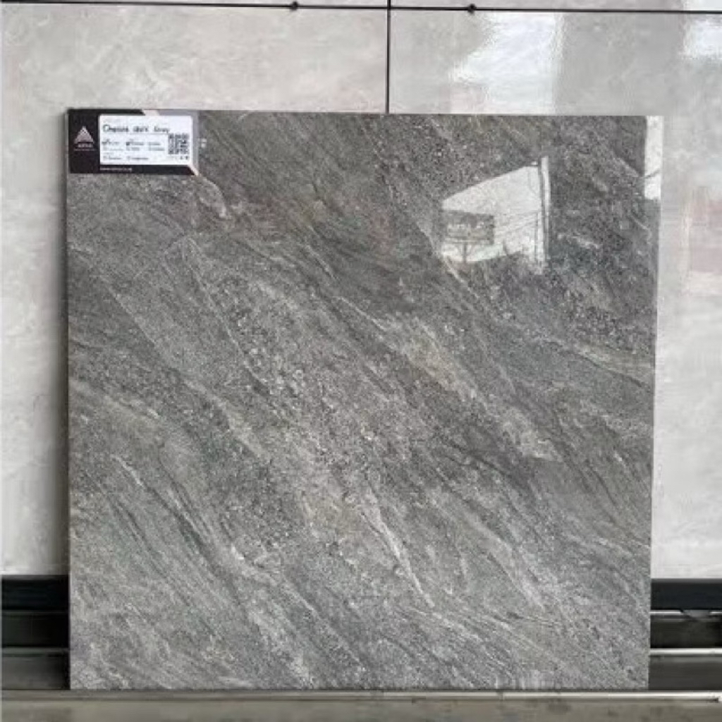 Granit lantai 60x60 arna omkara dark grey | glazed polished