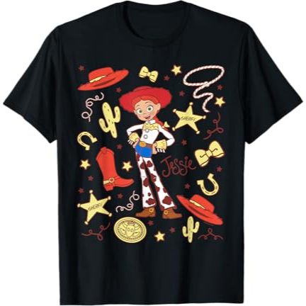 Baju Kaos Dewasa Disney and Pixar's Toy Story Jessie Cowgirl Western Spirit T-Shirt 24s Cotton Combe
