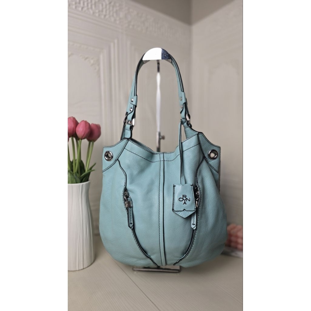 Preloved (Rare) Authentic Tas OrYANY Victoria Hobo Bag in Sky Blue