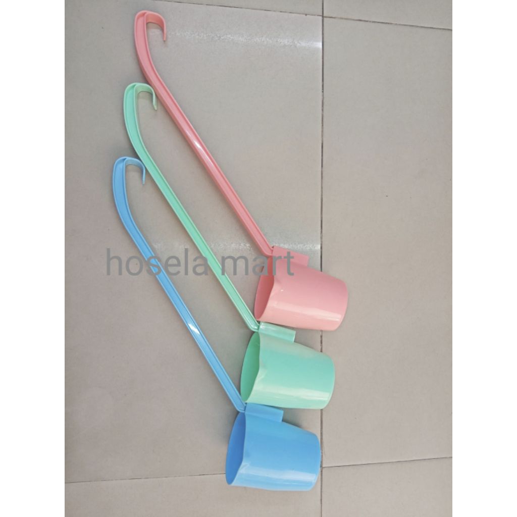 5544 - GAYUNG JELO GAGANG PANJANG PLASTIK l gayung es buah l centong es buah