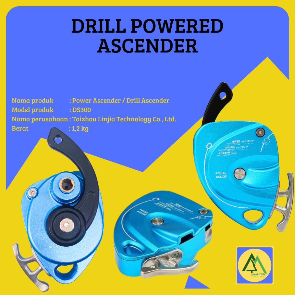 Drill Powered Ascender DS300 | Drill Ascender | Power Ascender | Ascender otomatis