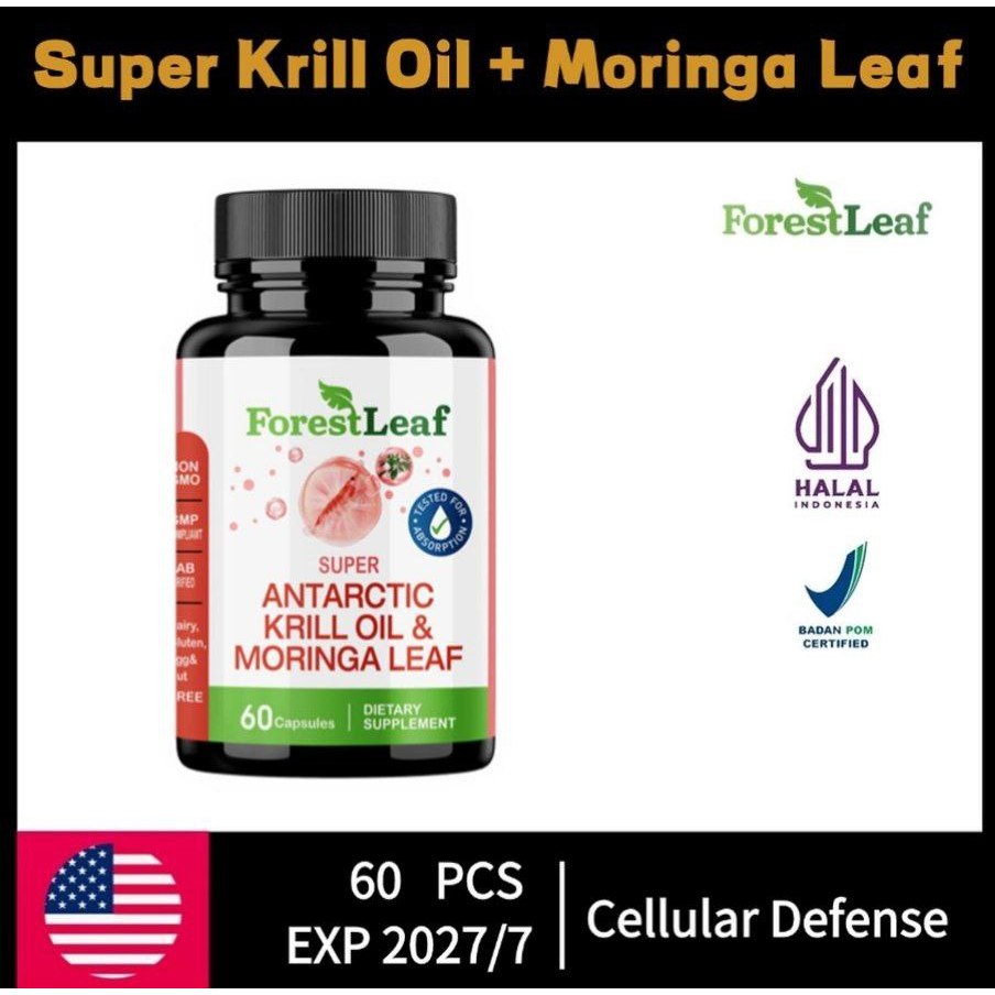 (BPOM) kapsul Minyak krill antartika