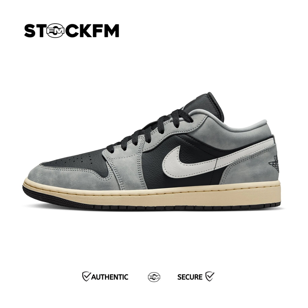 Nike Air Jordan 1 Low Light Smoke Grey White Original