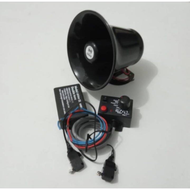 Klakson Motor Modul Sirine 12 Suara Double Tone Plus Toa Mini