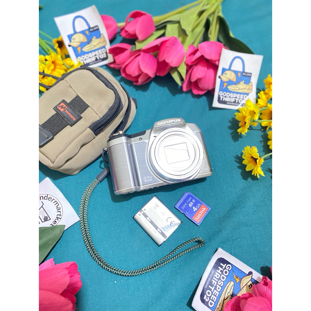 Camera Digital Olympus Stylus SZ-16 Grey series 16.1 MegaPixels 24x Optical Zoom Builtin WiFi