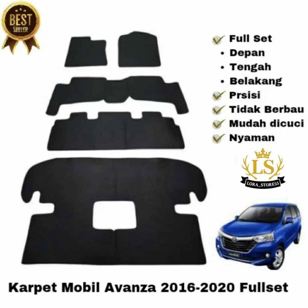 KARPET ALAS MOBIL AVANZA 2016-2020 FULLSET
