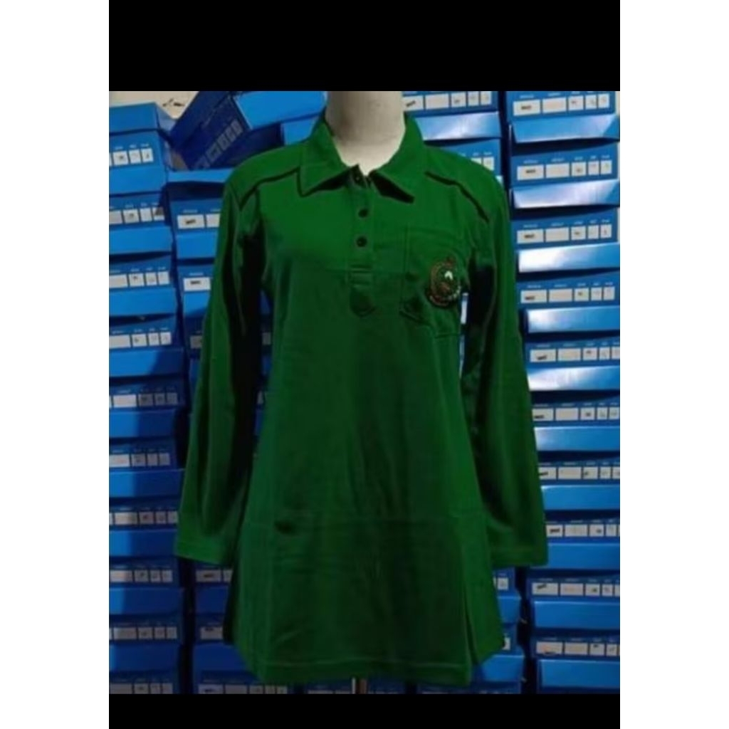 baju pso persit syar'i hijau pekat