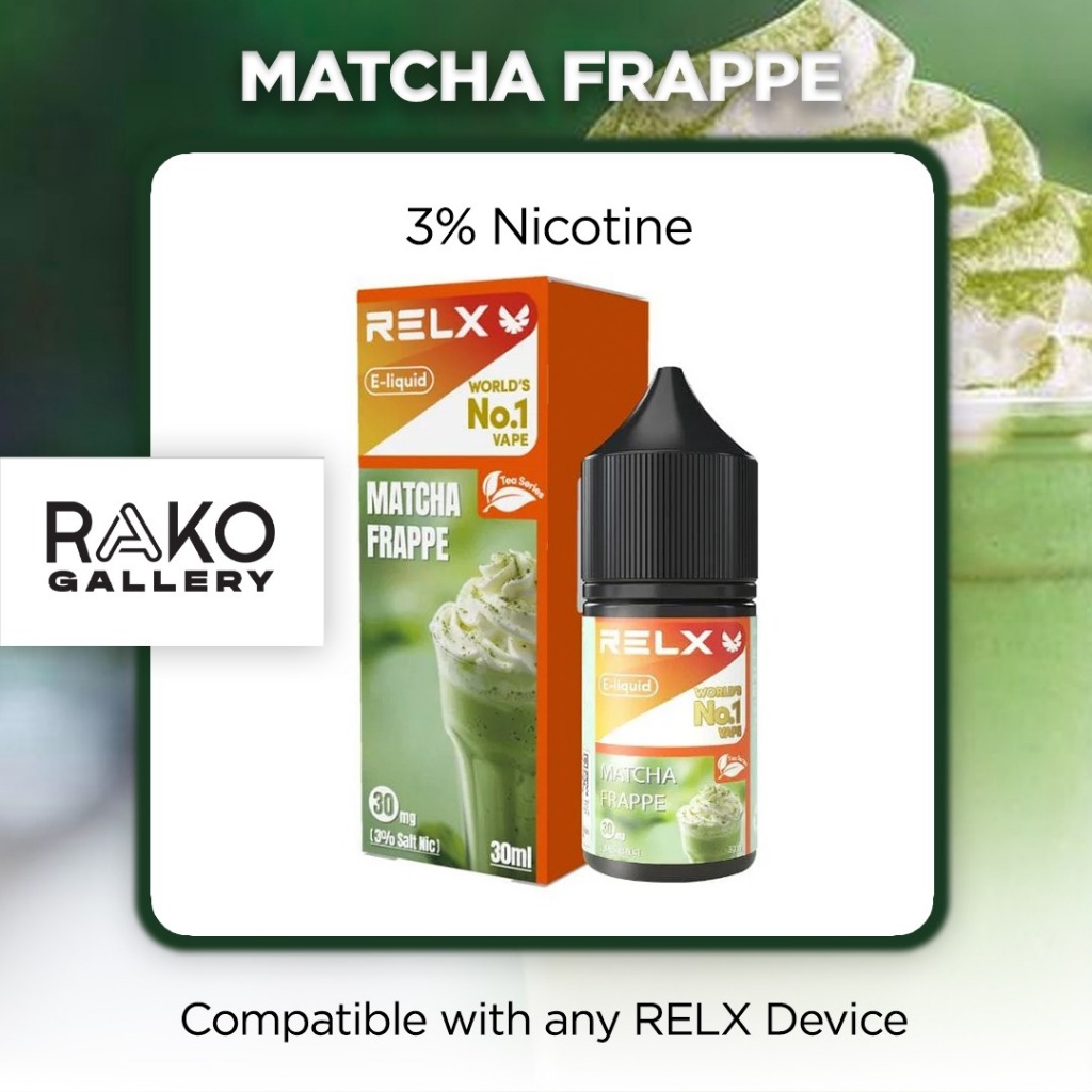 RELX E-liquid Salt Nic 30ml Matcha Frappe