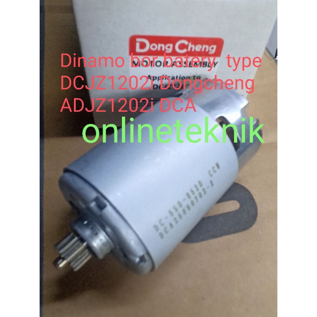 DINAMO MESIN BOR BATERY CORDLESS DCJZ1202i DONGCHENG ADJZ1202i DCA TYPE ( E )