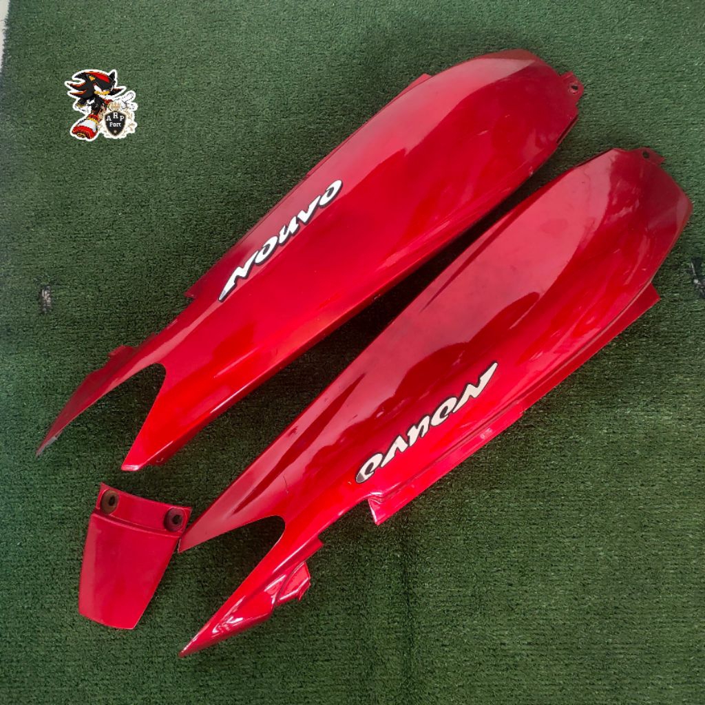 body belakang nouvo lele ori+sambungan+tutup aki nouvo lele