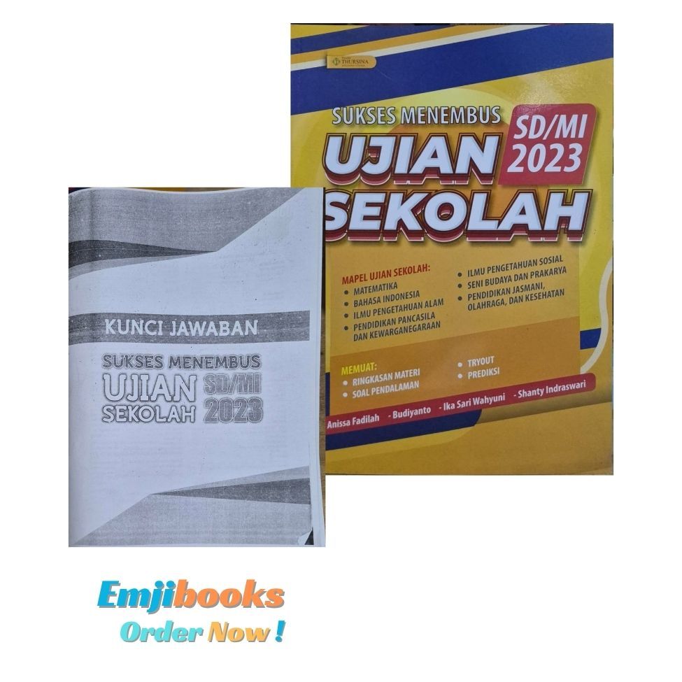 Buku Sukses Menembus Ujian Sekolah SD/MI 2023 + Kunci Jawaban | Ringkasan Materi & Soal Tryout