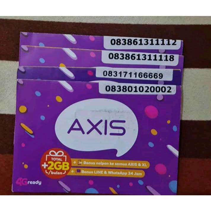 kartu perdana paket AXIS internet 3gb nasional(exp 2028)