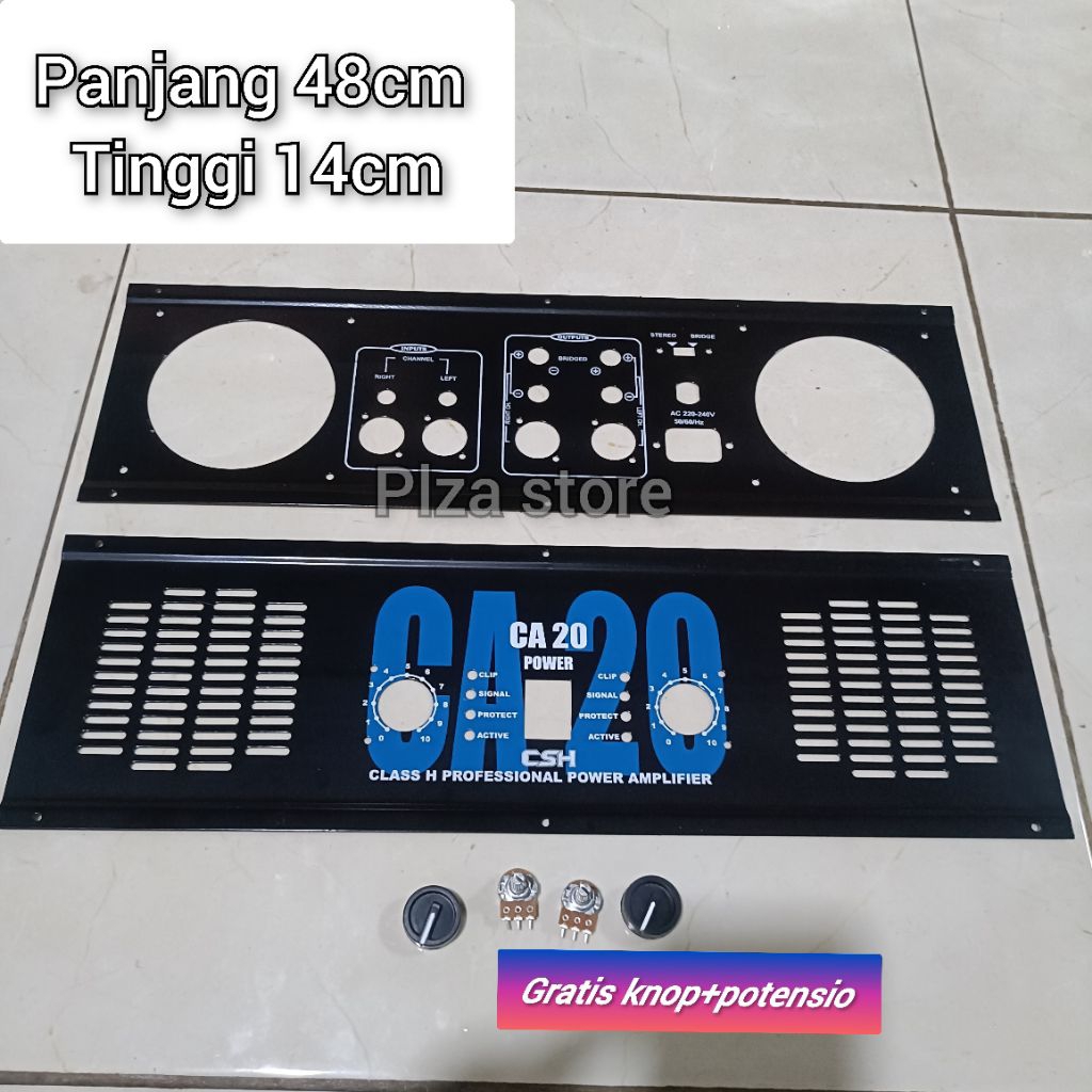Plat panel power CA20 3u plat power amplifier ca20 pjg 48cm lbr 14cm free knop plus potensio
