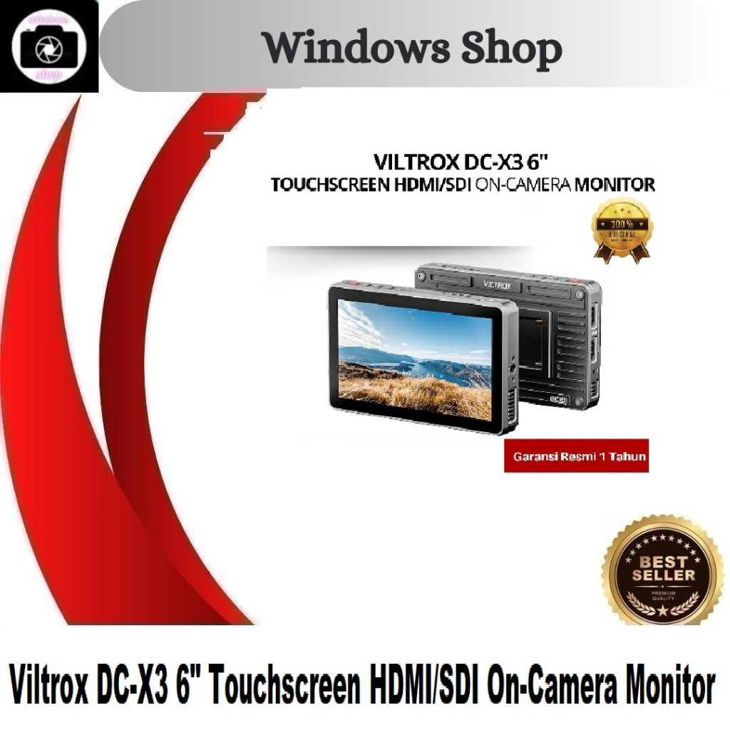 Viltrox DC-X3 6" Touchscreen HDMI/SDI On-Camera Monitor / Monitor SDI
