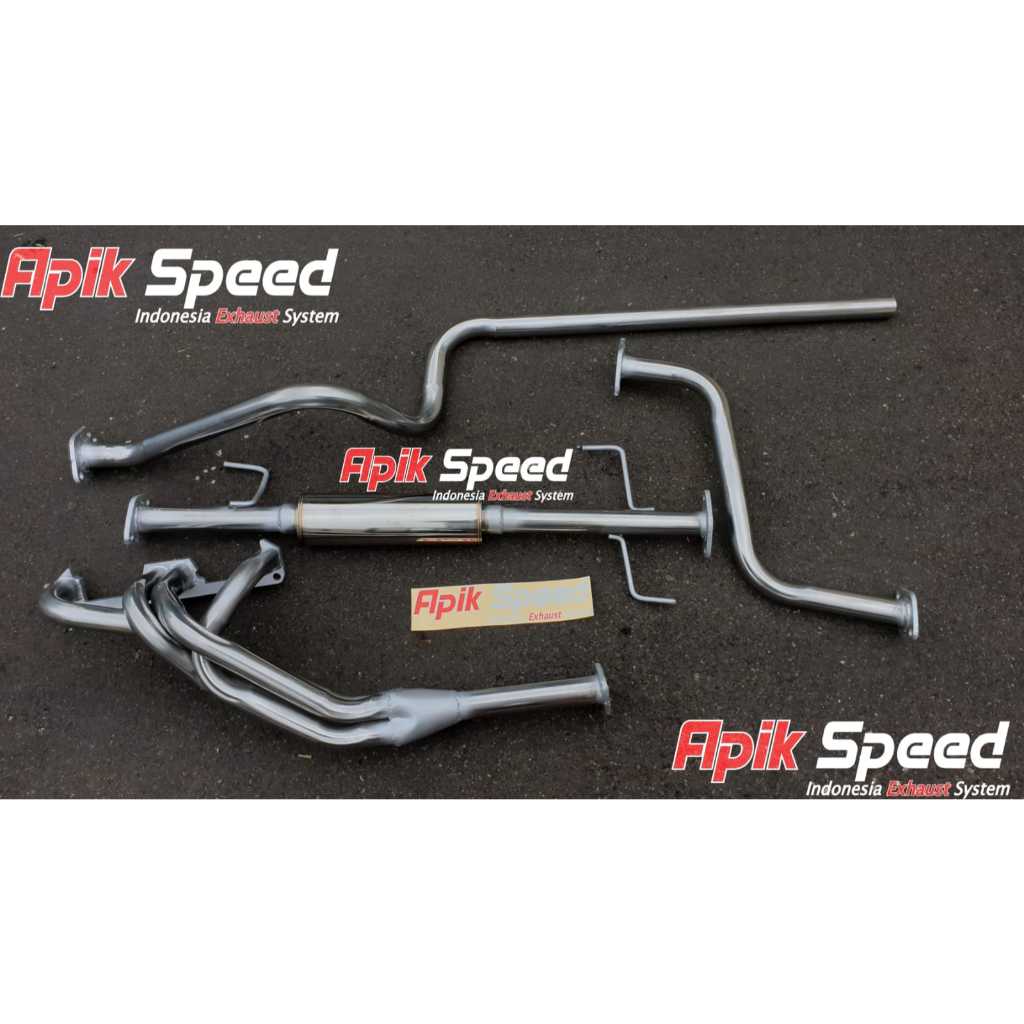 knalpot fullset kijang kapsul kijang super by apikspeed