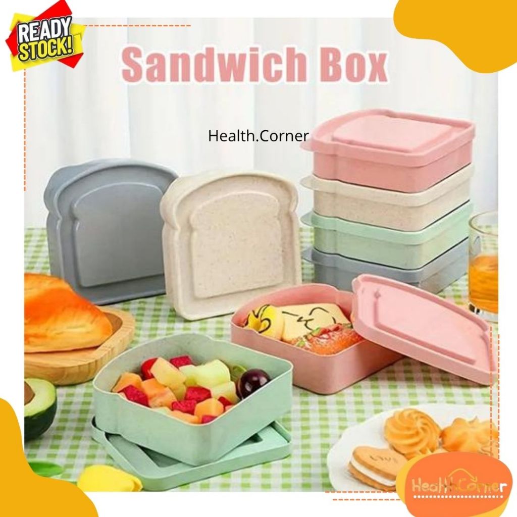 Tempat Bekal Roti Tawar Sandwich, Bread Box, Toast Sandwich Storage Box