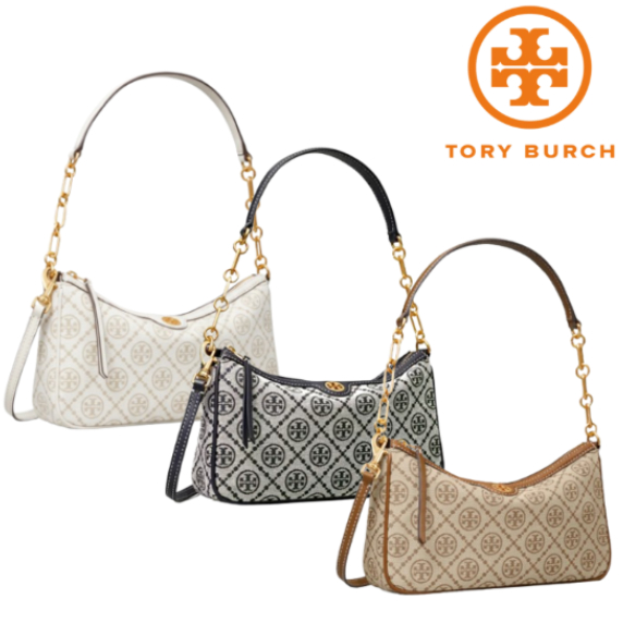 T B Monogram Jacquard Studio bag tas bahu selempang wanita 85137 gd