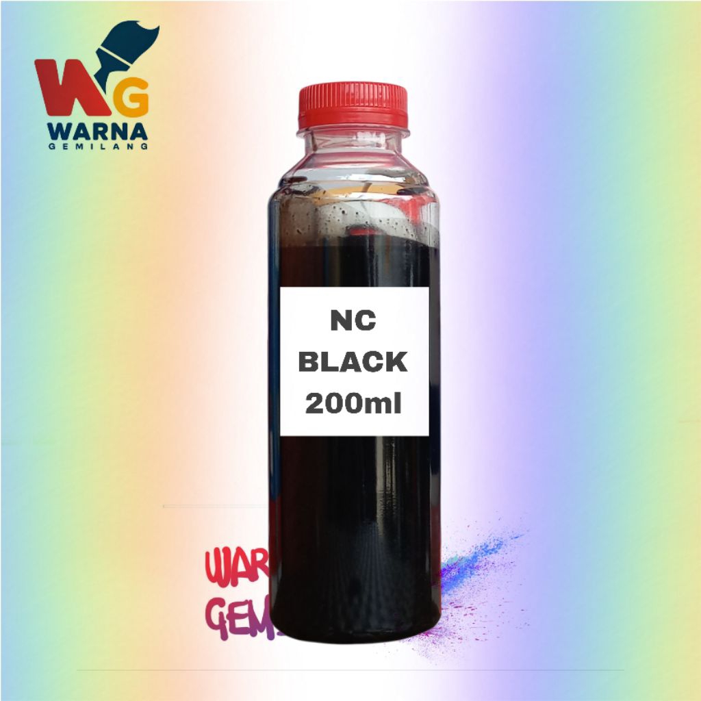 Cat NC Black Hitam 200ml
