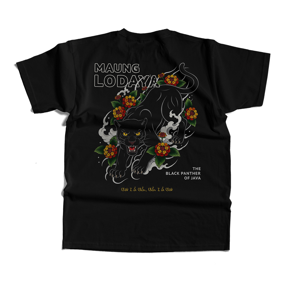 Elkesava Kaos Pria Lengan Pendek - Elkesava: Maung Lodaya - T Shirt