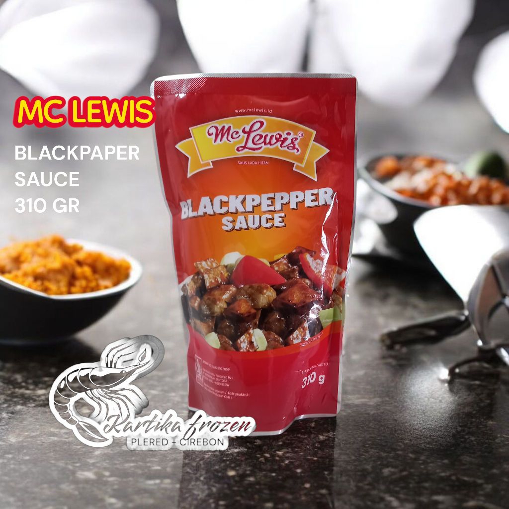 Mc LEWIS SAUCE BARBEQUE 310Gr, Bisa diaplikasikan untuk steak (chicken/beef), ikan bakar, sosis baka
