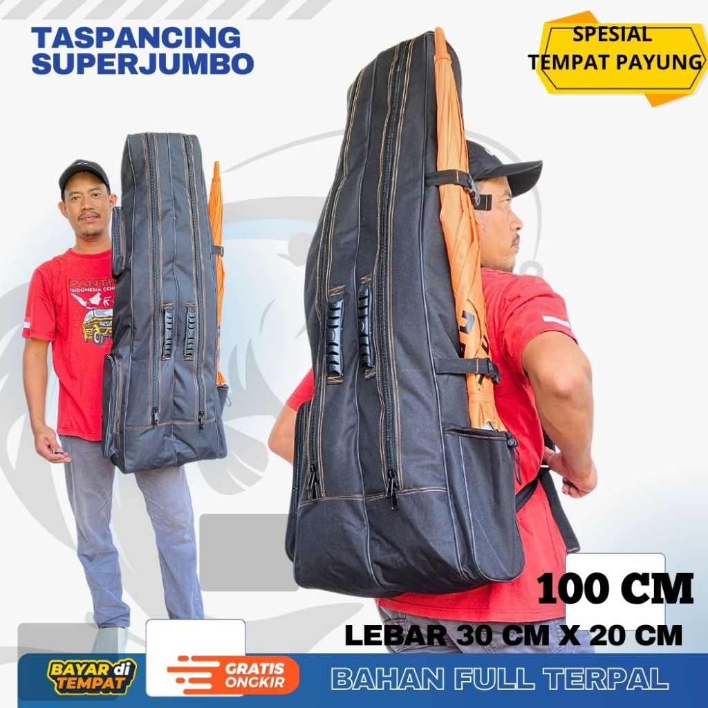 TAS PANCING GENDONG / TAS JORAN PANCING TERBARU ANTI-AIR BAHAN TERPAL JEEP KUAT DAN TEBAL