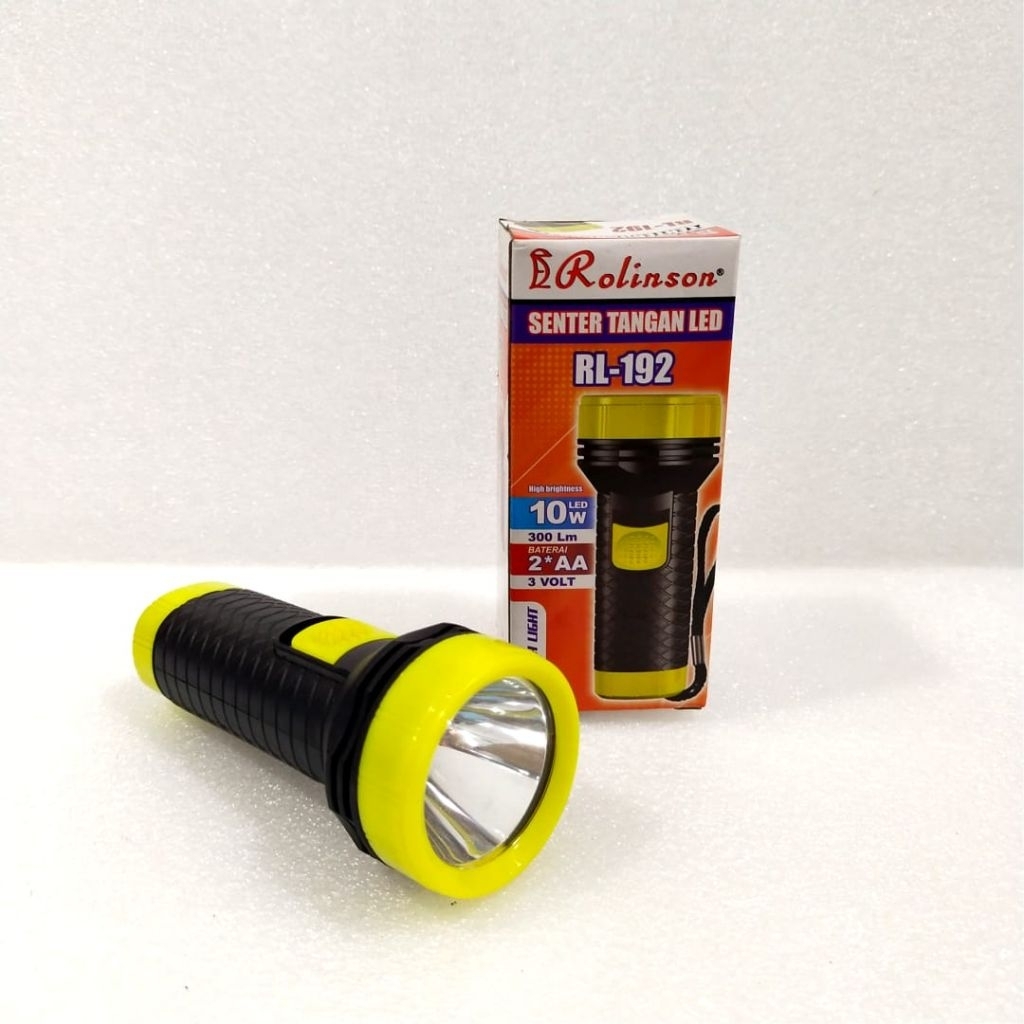 Senter Tangan LED / Senter Tangan Rolinson / Senter Terang / Senter Portable / Senter Camping