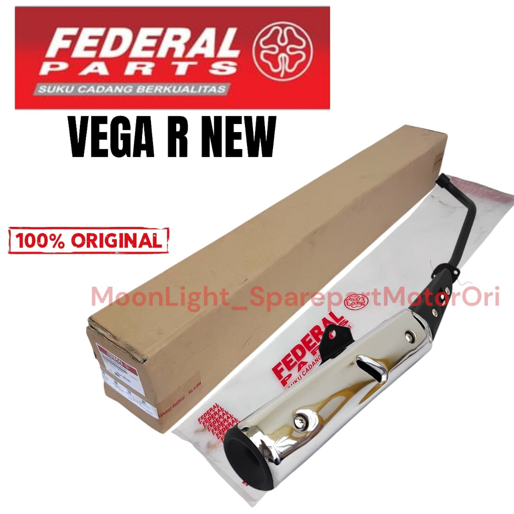 KNALPOT VEGA R NEW ORI ORIGINAL ASLI FEDERAL E4711-VGN-2100