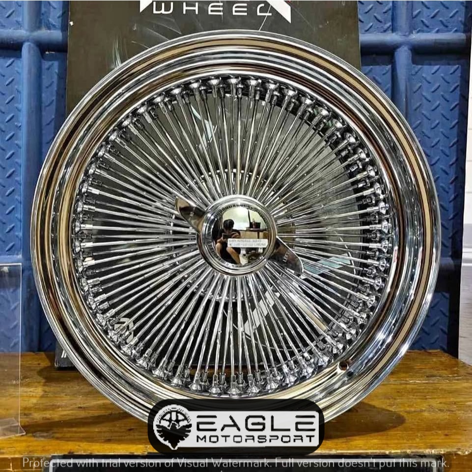 VELG MOBIL RETRO HSR WIRE WHEELS RING 15 MERCY PEUGOT BMW DLL