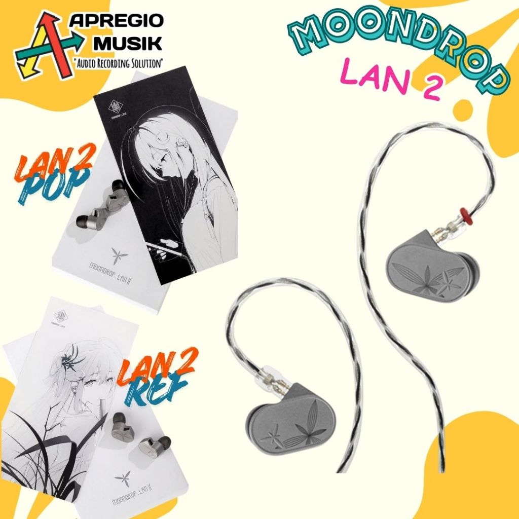 Moondrop LAN II LAN LAN 2 LAN2 LAN-2 Lan2 POP Lan2 REF 10mm Double-cavity High-performance Dynamic D