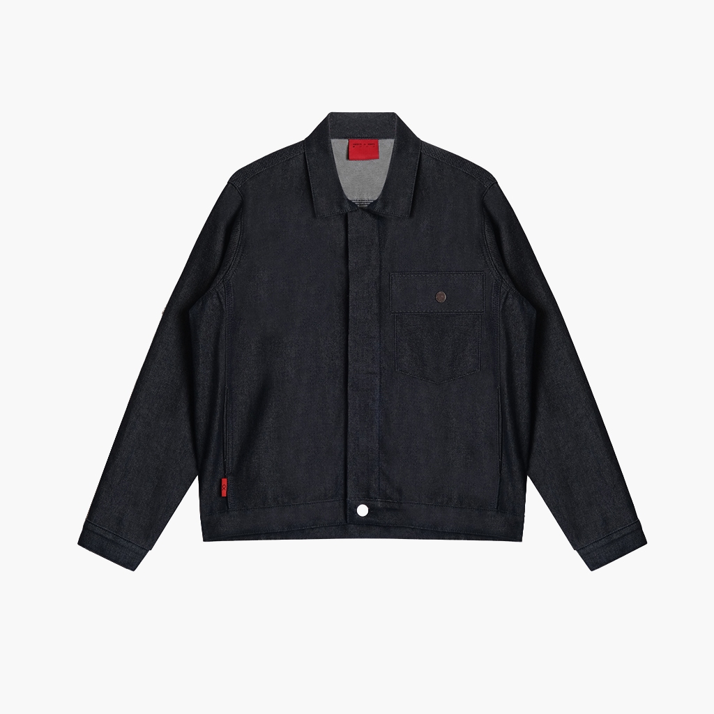 Amigos de Badjatex - Noach Work Jacket   - Blue Denim Jacket
