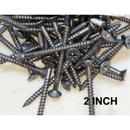 Sekrup Kayu 1 kotak ukuran 2" Sekrup Kayu 2inch Sekrup + 2" Sekrup Kayu + 2 Inch Sekrup Kayu 2 Inch 